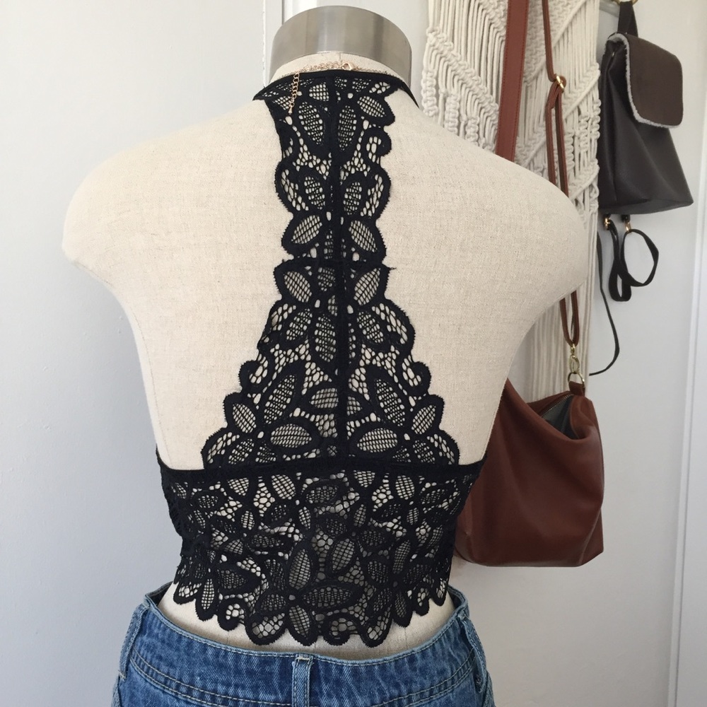 ❗️One Left Small❗️NWT Black Lace Bralette - Picture 4 of 5